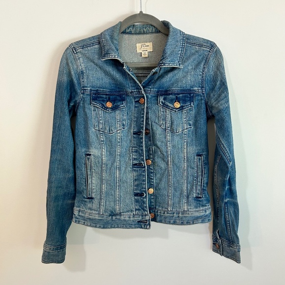 J. Crew Jean Denim Jacket Size XS - Picture 1 of 5